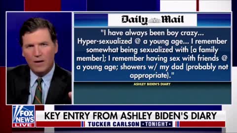 Diario de Ashley Biden. Sexualizada desde niña