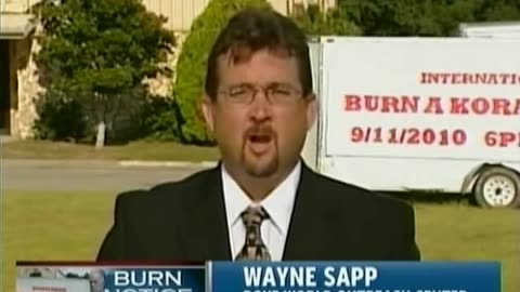 Pastor Wayne Sapp Defends Quran Burning On 9_11