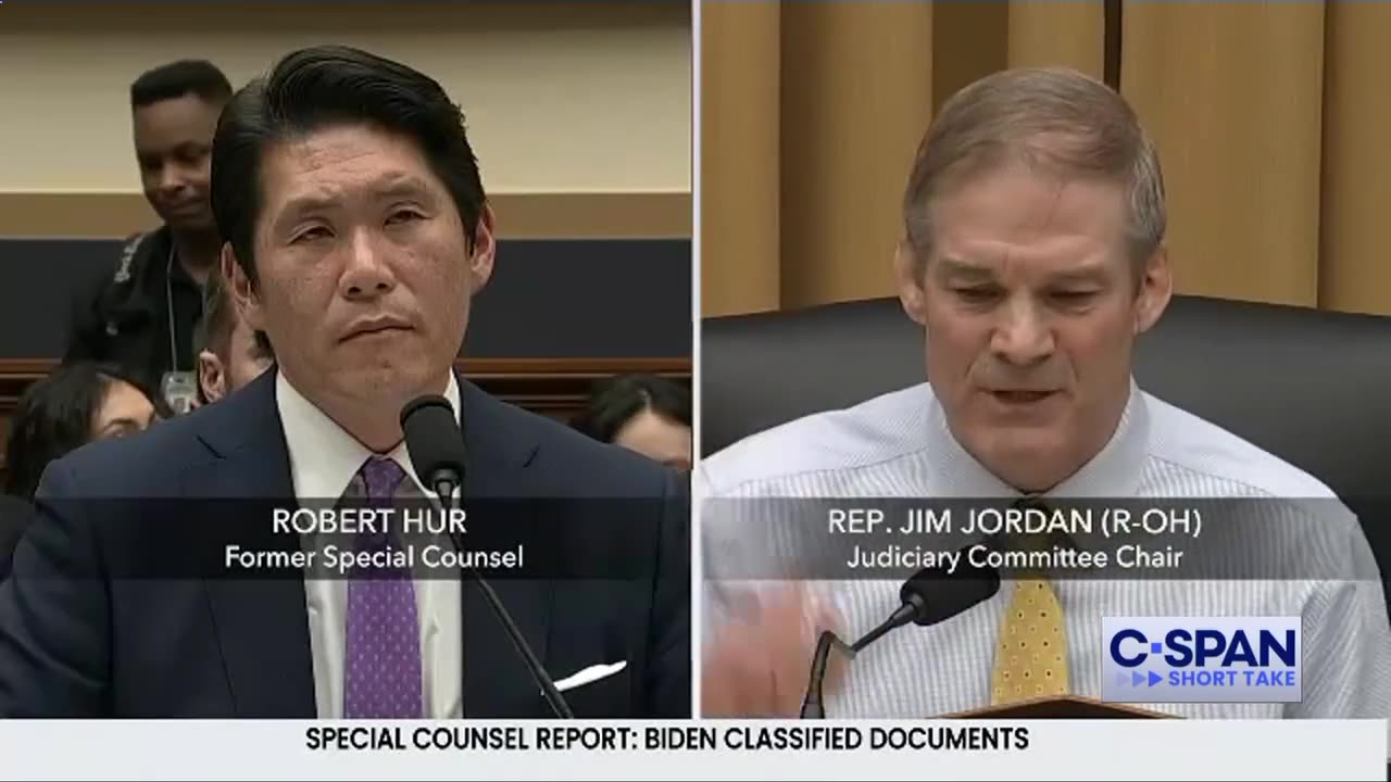 Former Special Counsel Robert Hur testified before the House Judiciary