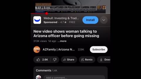 Kind of a strange disappearance