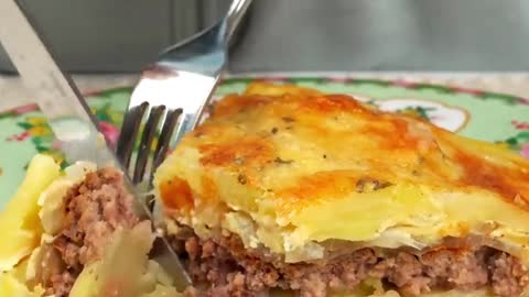 frying pan ground beef