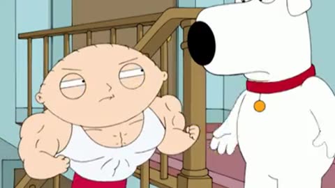 The family guy stewie gets mad
