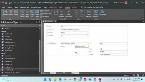 Access -Chapter 04 Assessment 05