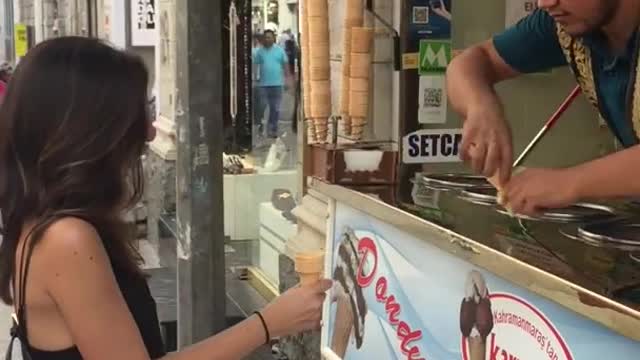 Turkish Ice Cream Tricks