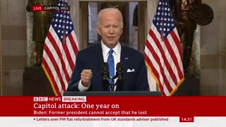 Biden Says "You Can’t Be Patriotic When You Embrace And Enable Lies"