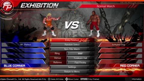 MATCH 217 MR PERFECT VS JUNKYARD DOG WITH COMMENTARY