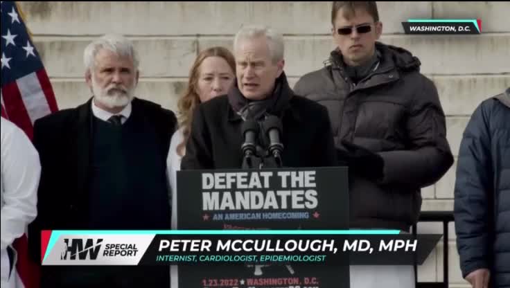 Last weeks protest against mandates.