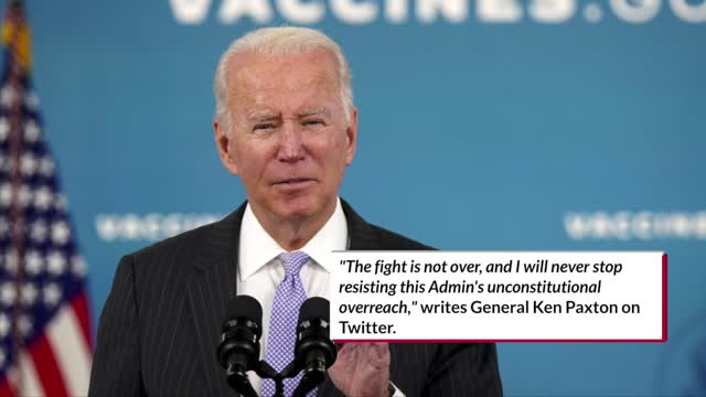 The Biden Administration Vaccine Mandate is UNLAWFUL