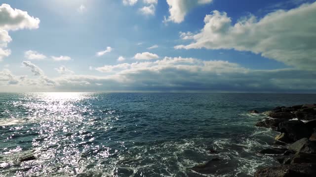 The Ocean View From A Sea Wall
