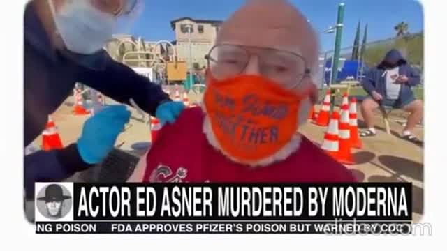 Actor MURDERED by MODERNA - Ed Asners advice - Do it get it over with...He did