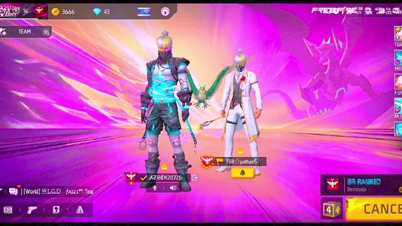 My Duo in Game #viral #trend #foryou #rumble #azbekgaming #freefire