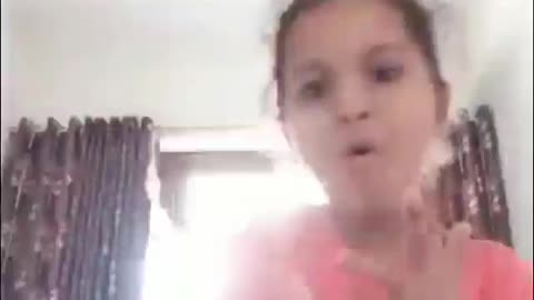 Signing songs little girl