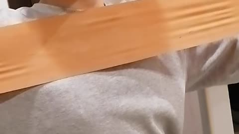 He is trying to be a strong boy