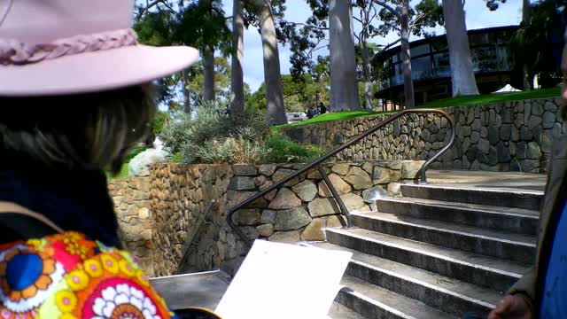 RSL has police serve papers on pink panther for praying at war memorial