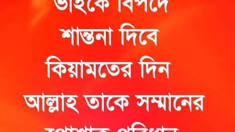 বিপদে শান্তনা।