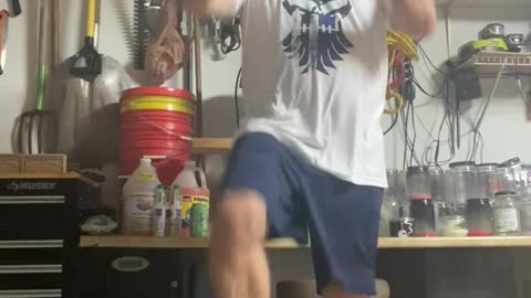 Marching High-Knee raises... OH YEAH!!
