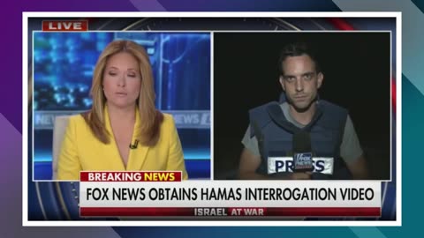 Fox News Trey Yingst reports on video of Israeli Interrogation of Hamas Terrorist