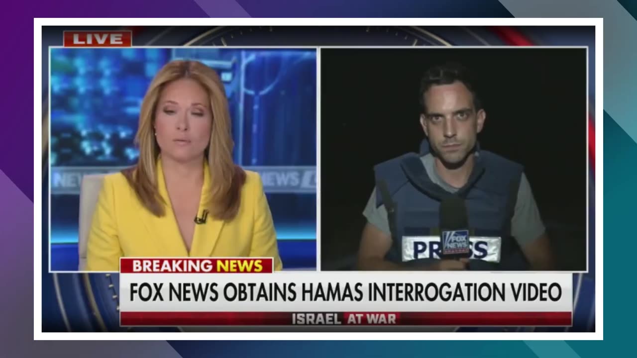 Fox News Trey Yingst reports on video of Israeli Interrogation of Hamas Terrorist