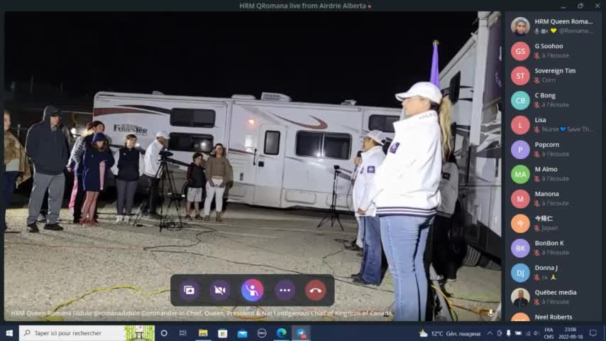 QR LIVE - 18 septembre 2022 de nuit - ALBERTA