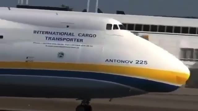 Antonov 225 touchdown at Anchorage Alaska