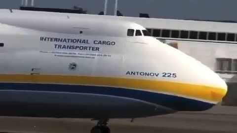 Antonov 225 touchdown at Anchorage Alaska