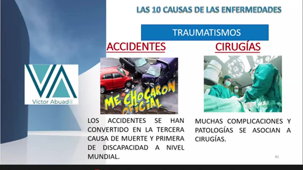 Parte 2 de la conferencia de las 10 causas que originan más de 44 mil enfermedades