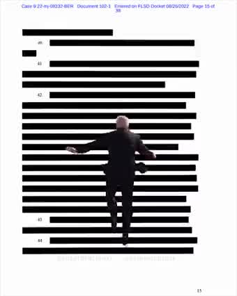 Biden Falling Redactions