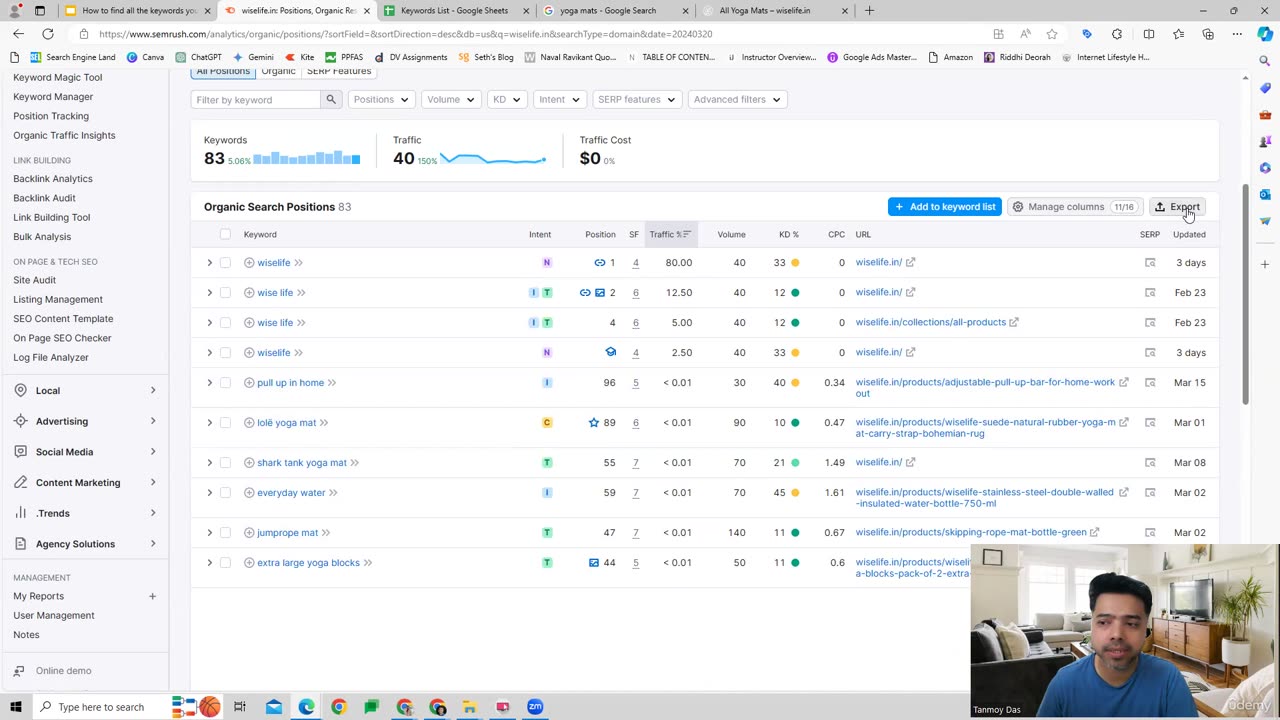 13 - How to find all the keywords your competitors rank for SEMRush