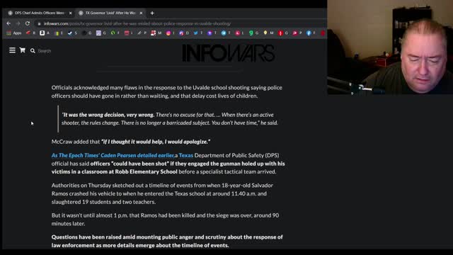 Texas gov Gregg Abbot is angry about being lied to about school shooting