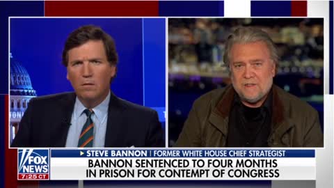 DC JUDGE SENTENCES STEVE BANNON TO 4 MONTHS PRISON