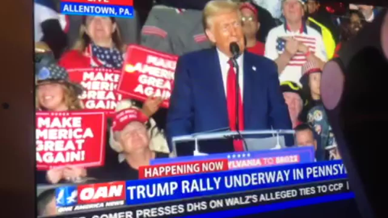 🦅 OANN we stand on verge of 4 greatest years president Donald j Trump
