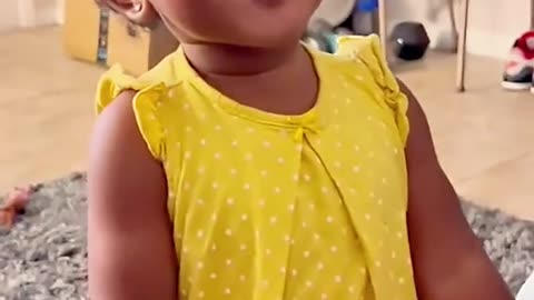 Cute baby video chat