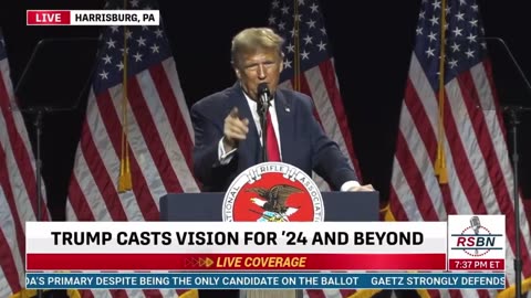 President Trump sounds the alarm:"We have to win in November or we're not going to have Pennsylvania