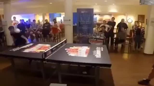 Table tennis of another kind