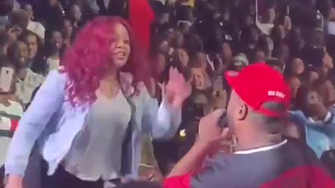 Performer Snatches Rowdy Audience Member Bald Headed