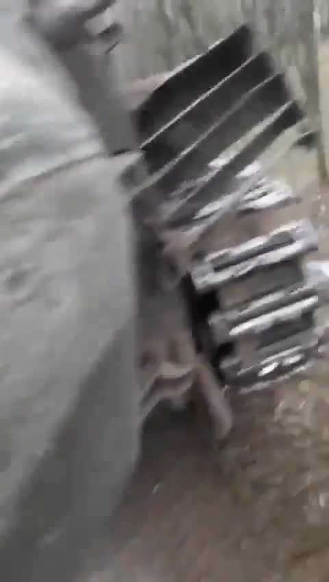 A Russian tank abandoned in Ukraine.