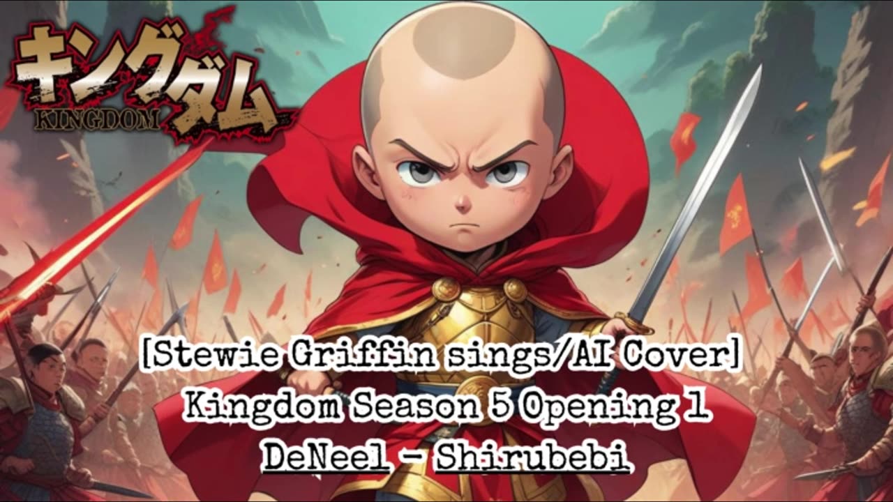 [Stewie Griffin sings/AI Cover] Kingdom Season 5 Opening 1 DeNeel - DOUKA
