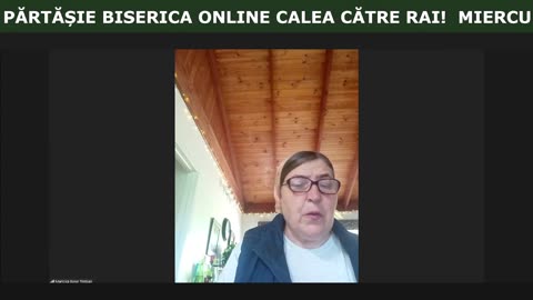 MARICICA TINTIȘAN -ÎNCREDE-TE ÎN DOMNUL- PĂRTĂȘIE BISERICA INTERNAȚIONALĂ CALEA CĂTRE RAI WHCM