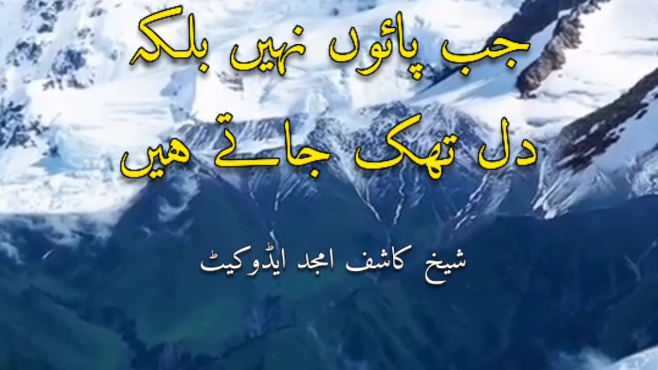 Best Saying by Shaikh Kashif Amjad | Video No. 04