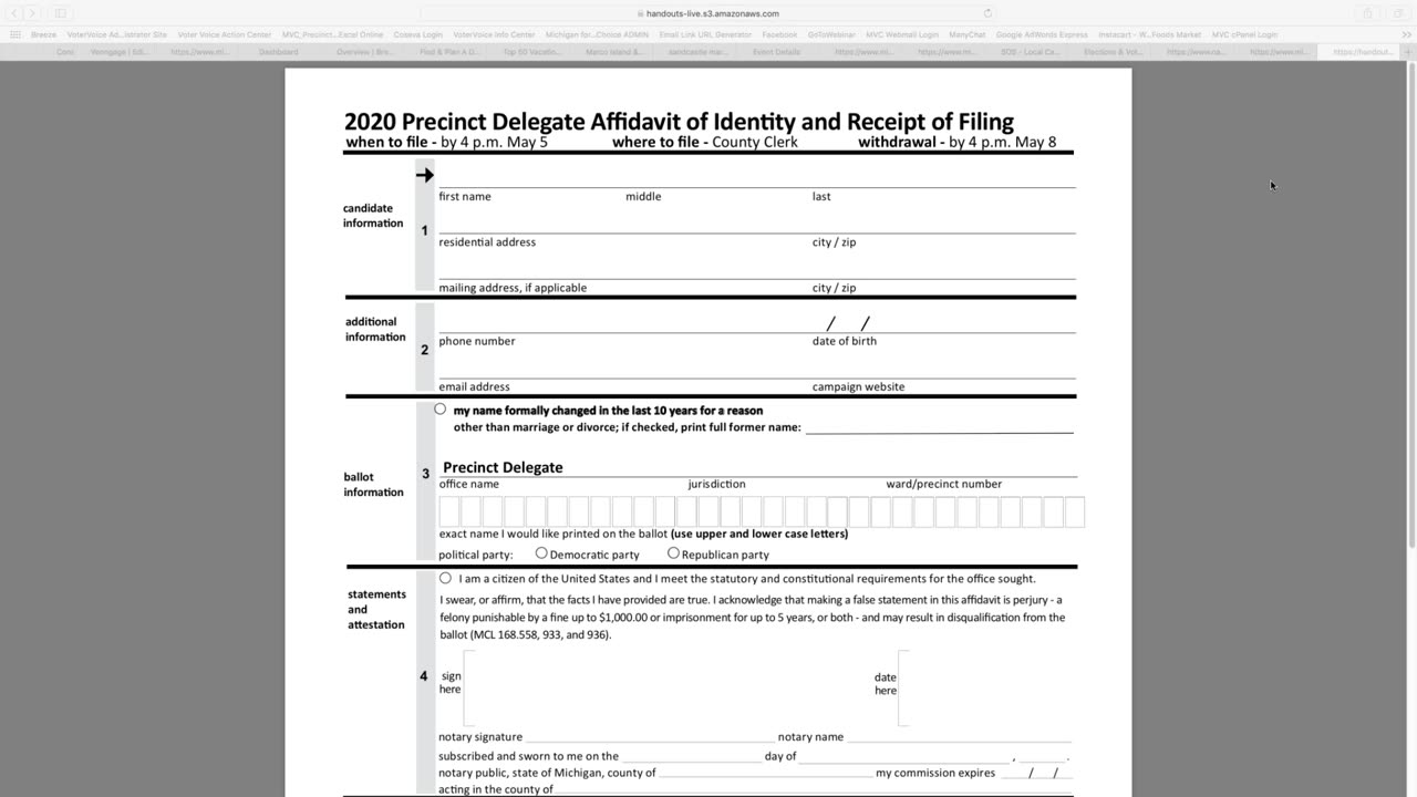 Becoming a Precinct Delegate
