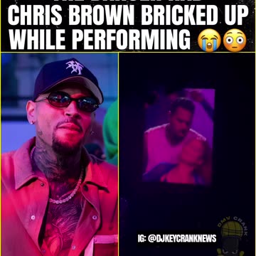 Chris Brown Gets Bricked Up While Dancer Performs on Him😳😭🍆