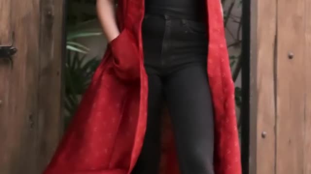 Vintage Pure Silk Long Jacket with Pockets From Jodhpur | Handmade | Exotic India Art