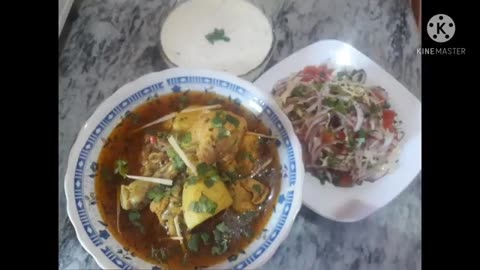 Simple Aaloo chicken