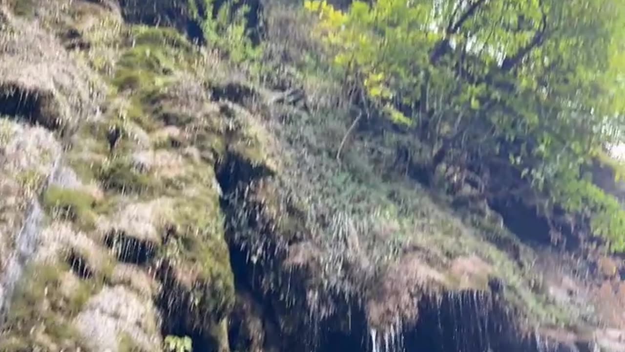 Umbrella waterfall
