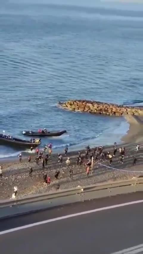 Even the sea cannot stop illegals