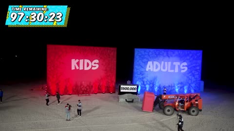 100 Kids Vs 100 Adults For $500,000