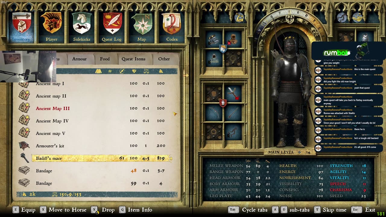 Ep 10: 1st playthrough Kingdom come deliverance. Saving the land through pancakes