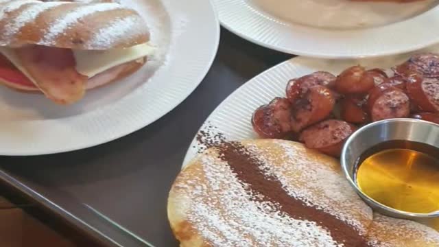 Brunch menu I had in South Korea and Gyeongju