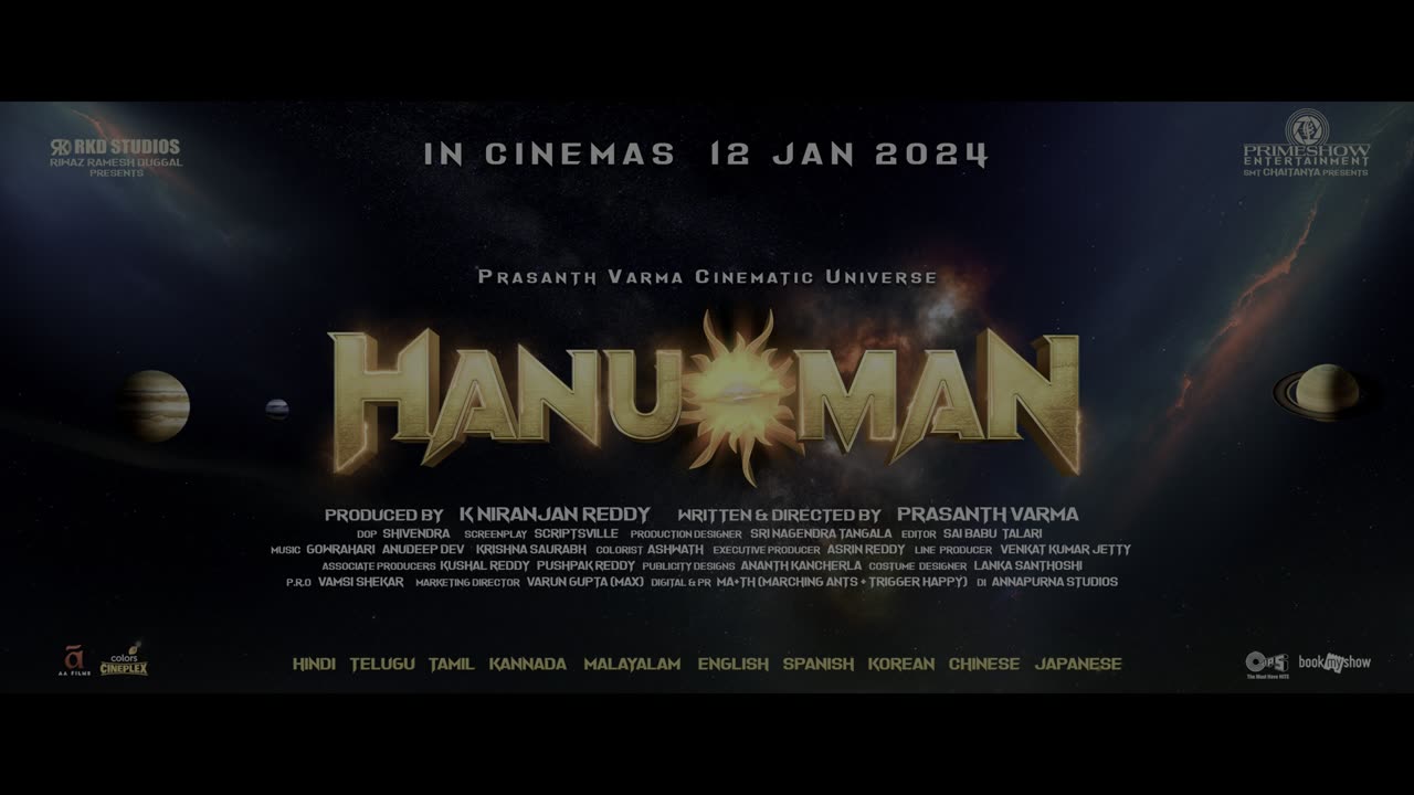 HanuMan Official trailer | Teja Sajja | Hindi
