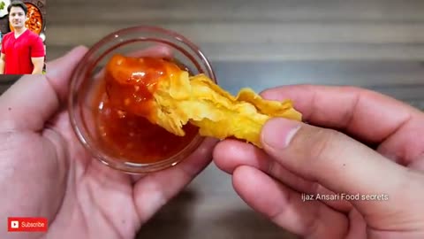 Crispy finger aloo chips